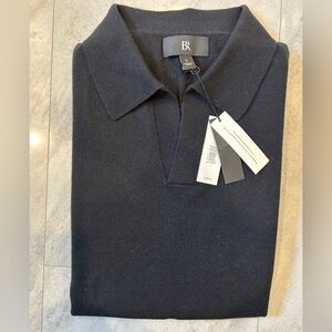 NWT Banana Republic Cashmere Silk Stokke Polo Size L